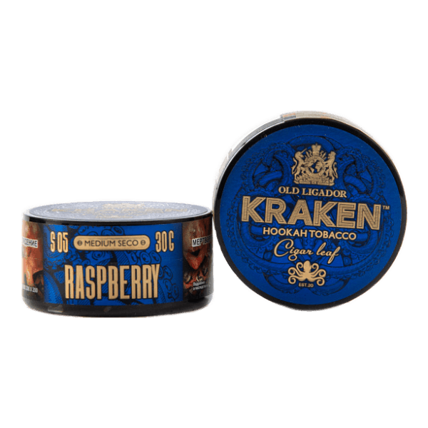 Табак Kraken Medium Seco Raspberry (Малина) 30 гр в Петрозаводске