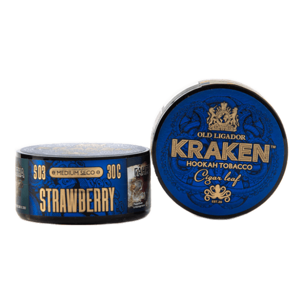 Табак Kraken Medium Seco Strawberr (Клубника) 30 гр в Петрозаводске