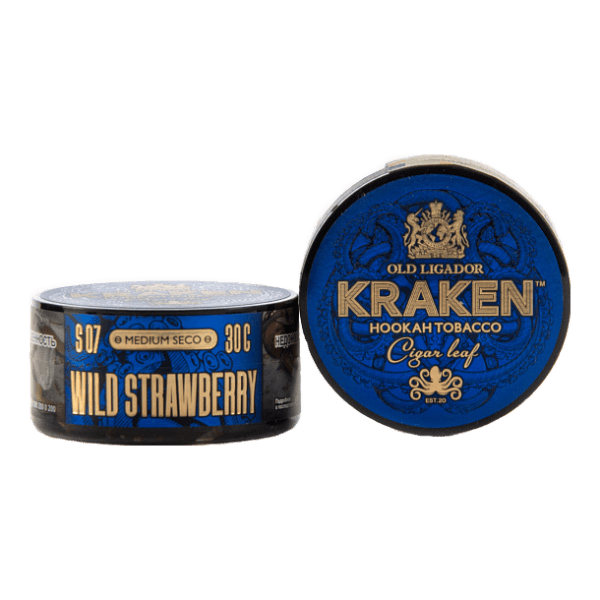 Табак Kraken Medium Seco wild strawberry (Земляника) 30 гр в Петрозаводске