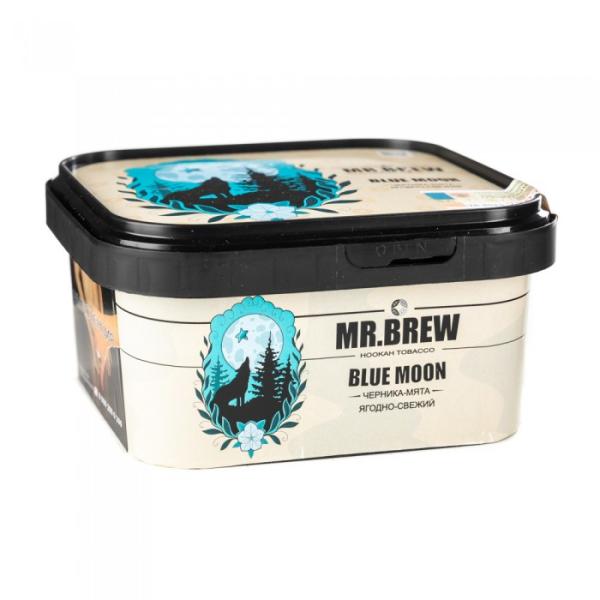 Табак Mr Brew Blue Moon (Черника с мятой) 200 гр в Петрозаводске
