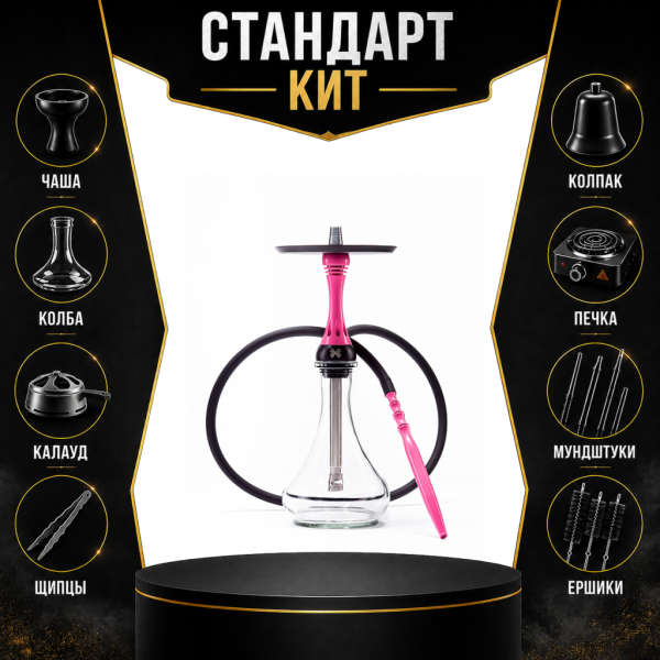 Набор с кальяном  Alpha Hookah X Rose СТАНДАРТ в Петрозаводске