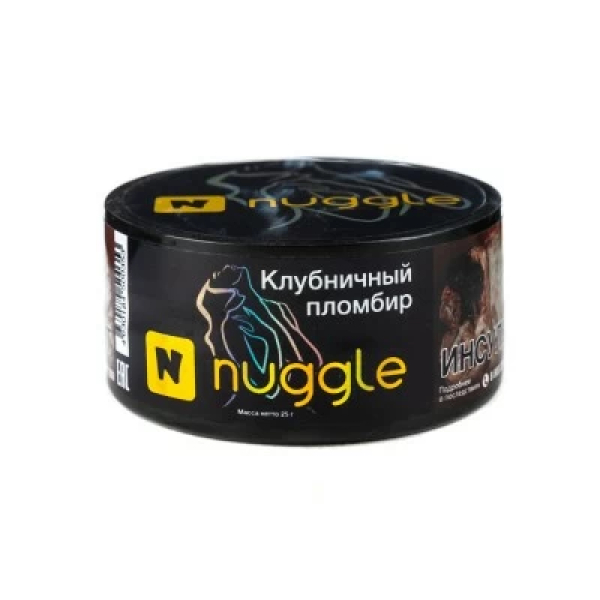 Табак Nuggle Клубничный пломбир 25 гр в Петрозаводске