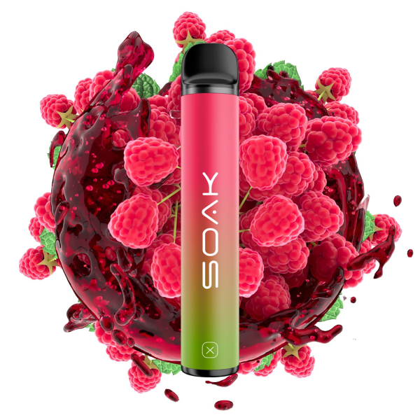 SOAK X Raspberry Soda (Малиновая газировка), 1500 тяг в Петрозаводске