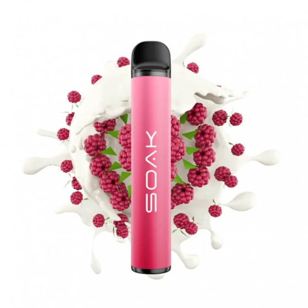 SOAK X Raspberry Yogurt (Малиновый йогурт), 1500 тяг в Петрозаводске