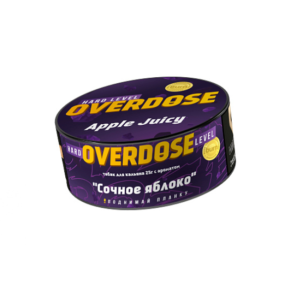 Табак OVERDOSE APPLE JUICY 25 гр в Петрозаводске