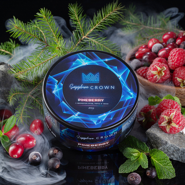 Табак Sapphire Crown Pineberry (Ягоды хвоя Мята) 100 гр в Петрозаводске
