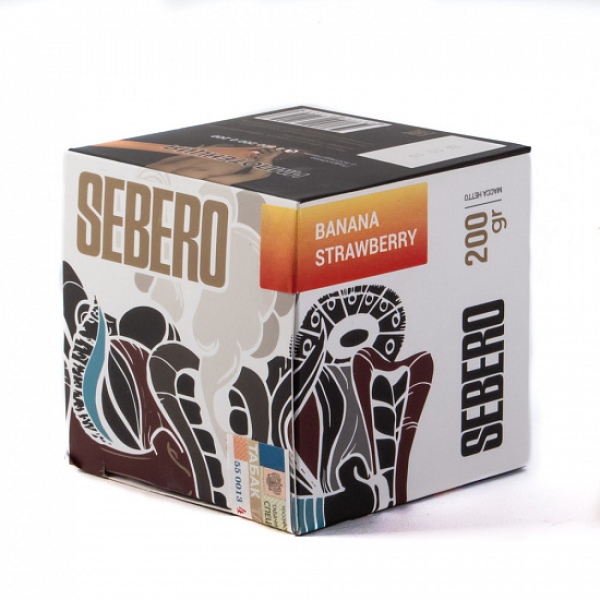 Табак SEBERO BANANA STRAWBERRY 200 грамм в Петрозаводске