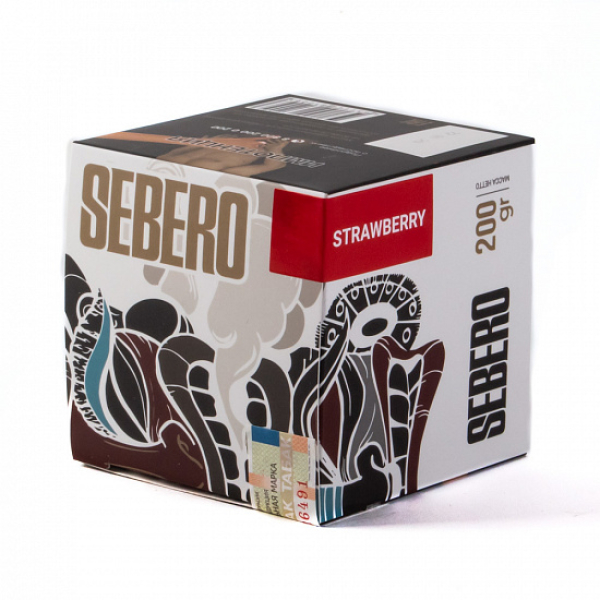 Табак SEBERO STRAWBERRY 200 грамм в Петрозаводске