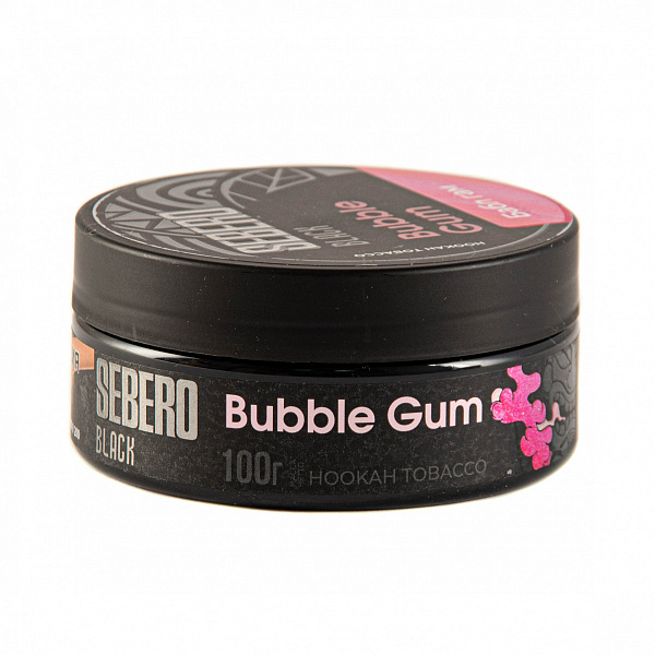 Табак SEBERO BLACK BUBBLE GUM 100 гр в Петрозаводске