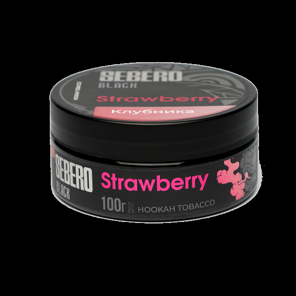 Табак SEBERO BLACK STRAWBERRY 100 гр в Петрозаводске