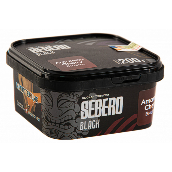 Табак SEBERO BLACK AMARENA CHERRY 200 гр в Петрозаводске