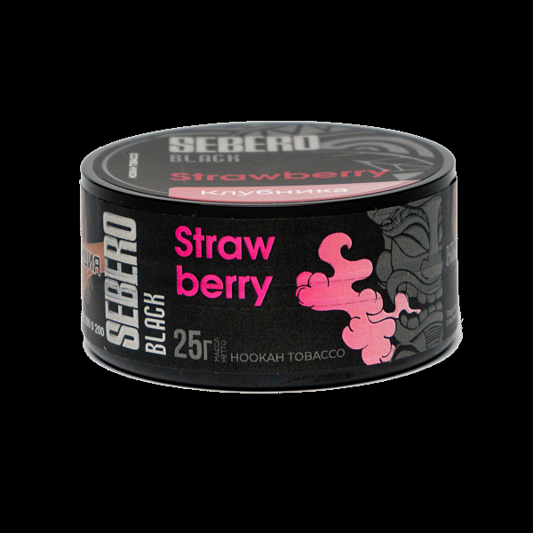 Табак SEBERO BLACK STRAWBERRY 25 гр в Петрозаводске