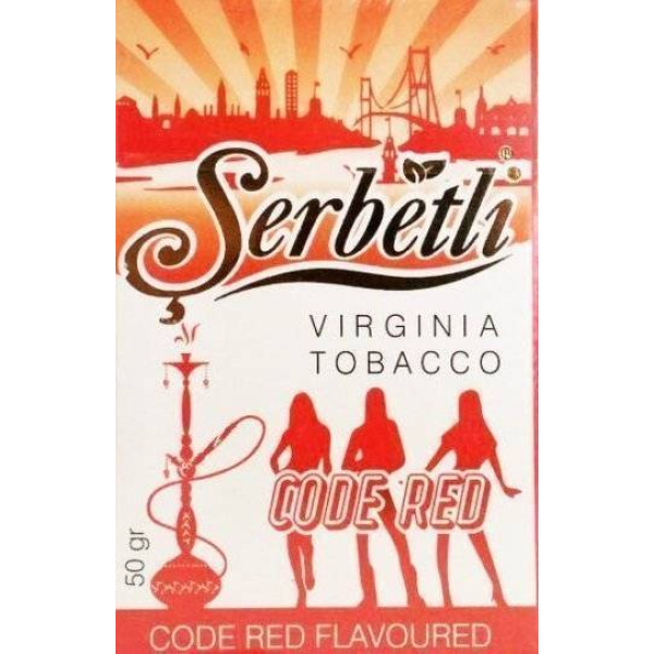 Табак Serbetli Code Red 50 грамм в Петрозаводске