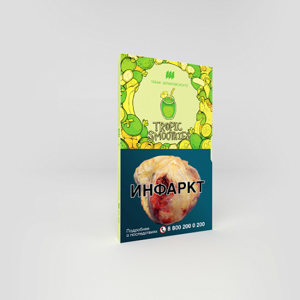 Табак ШПАКОВСКОГО TROPIC SMOOTHIES (ТРОПИЧЕСКИЙ СМУЗИ) 40 гр в Петрозаводске