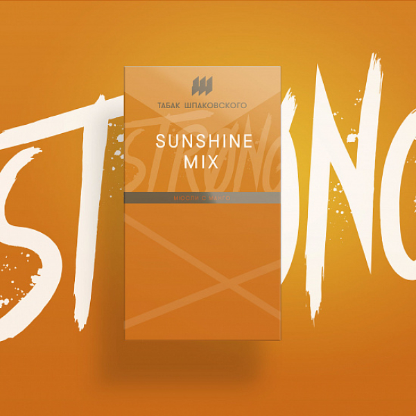 Табак Шпаковского Strong Sunshine MIx (Мюсли Манго) 40 гр в Петрозаводске