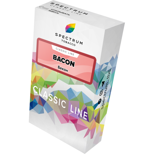 Табак Spectrum Classic bacon 40 грамм в Петрозаводске