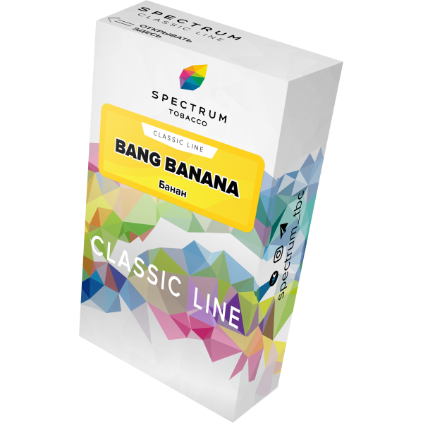 Табак Spectrum Classic bang banana 40 грамм в Петрозаводске