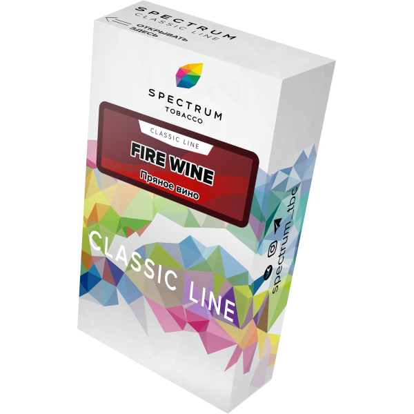 Табак Spectrum Classic fire wine 40 грамм в Петрозаводске