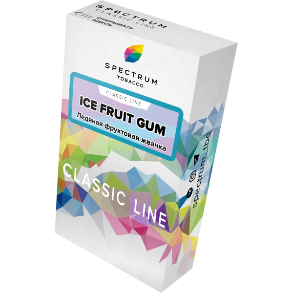 Табак Spectrum Classic ice fruit gum 40 грамм в Петрозаводске