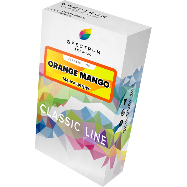 Табак Spectrum Classic orange mango 40 грамм в Петрозаводске