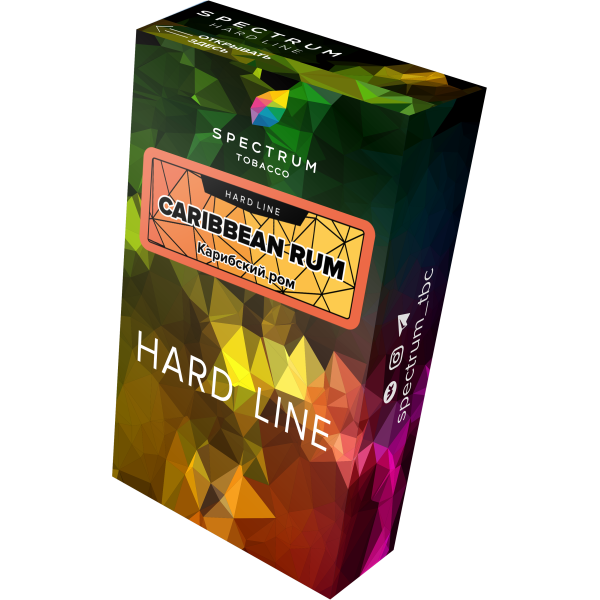 Табак Spectrum Hard caribbean rum 40 грамм в Петрозаводске