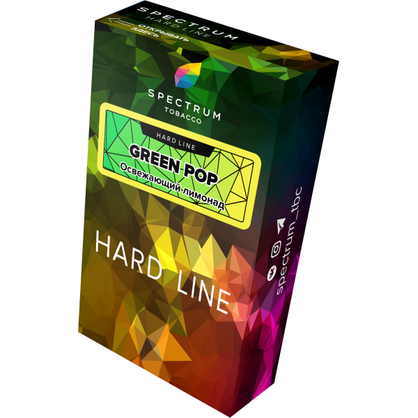Табак Spectrum Hard green pop 40 грамм в Петрозаводске