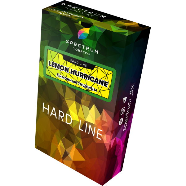 Табак Spectrum Hard lemon hurricane 40 грамм в Петрозаводске