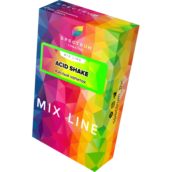 Табак Spectrum Mix Line Acid Shake 40 грамм в Петрозаводске