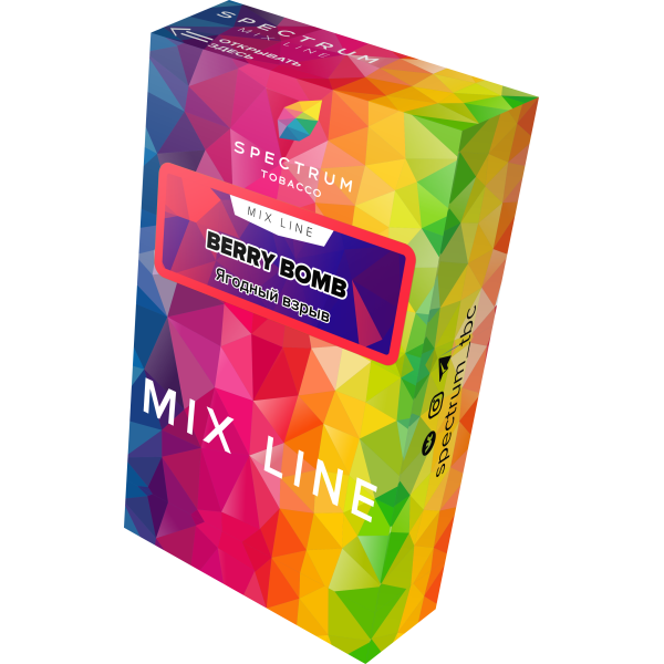 Табак Spectrum Mix Line Berry Bomb 40 грамм в Петрозаводске