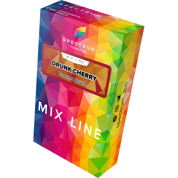 Табак Spectrum Mix Line Drunk Cherry 40 грамм в Петрозаводске