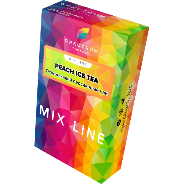 Табак Spectrum Mix Line Peach Ice Tea 40 грамм в Петрозаводске