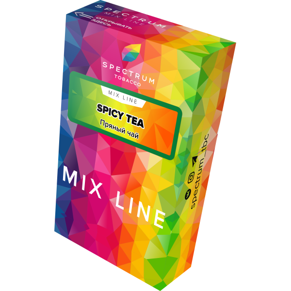 Табак Spectrum Mix Line Spicy Tea 40 грамм в Петрозаводске