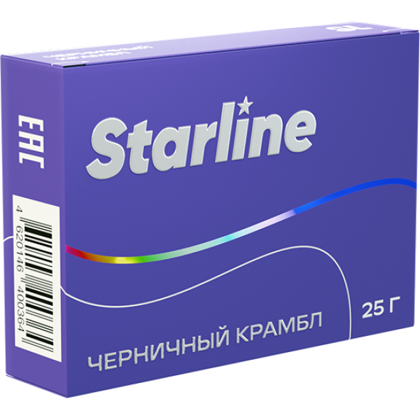 Табак Starline Черничный крамбл 25 гр в Петрозаводске