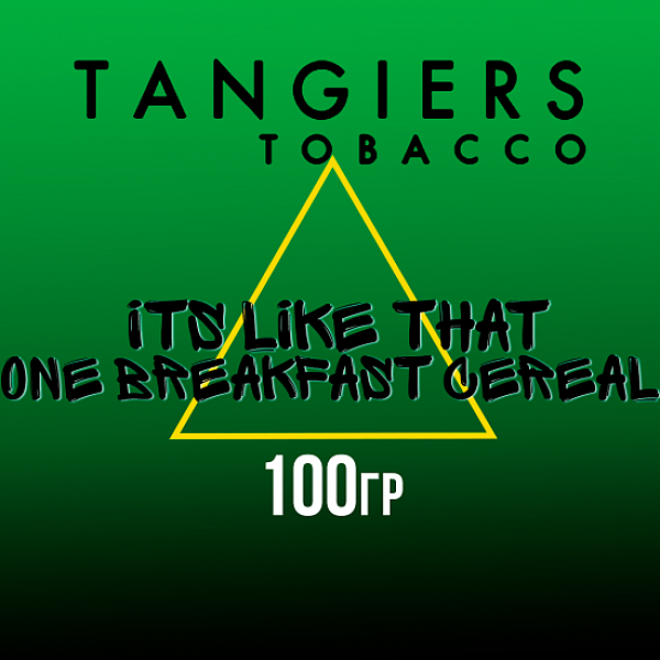 Табак Tangiers BIRQUIQ ITS LIKE THAT ONE BREAKFAST CEREAL 100 гр в Петрозаводске