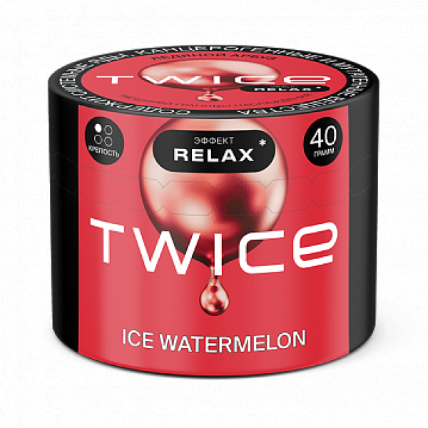 Табак TWICE Ice Watermelon (Ледяной арбуз) 40 гр в Петрозаводске