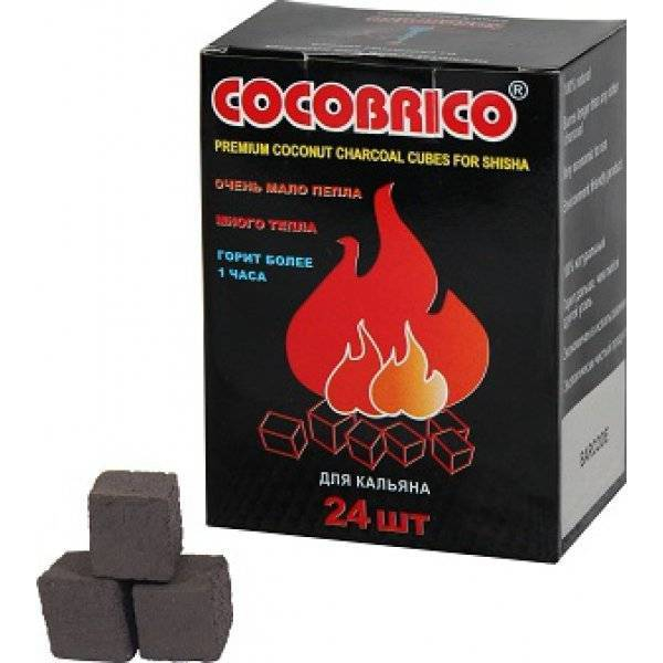 Уголь для кальяна CocoBrico 24 кубика в Петрозаводске