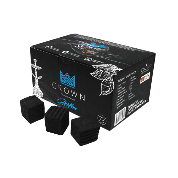 Уголь Crown Airflow Кокосовый 72 Шт (25 Мм) в Петрозаводске