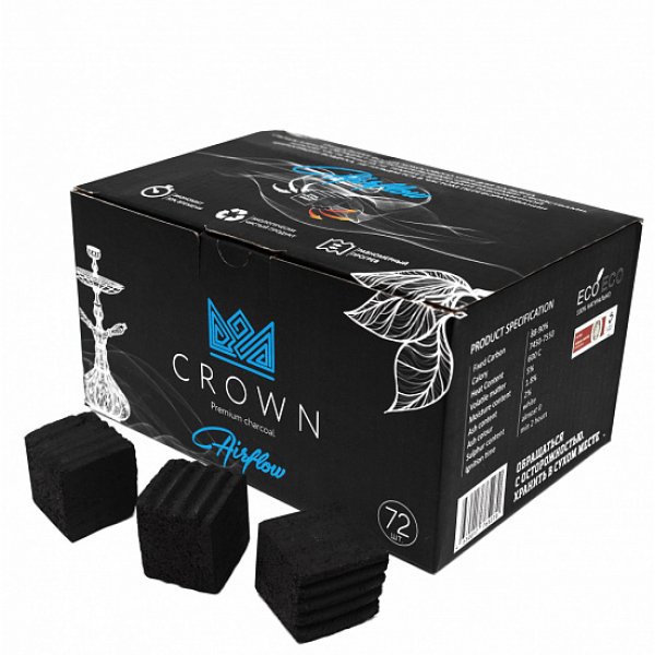 Кокосовый уголь Crown Air-Flow 25 мм в Петрозаводске