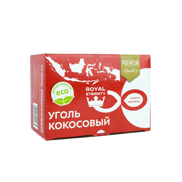 Кокосовый уголь Royal Eternity для кальяна (25 мм, 72 шт) в Петрозаводске