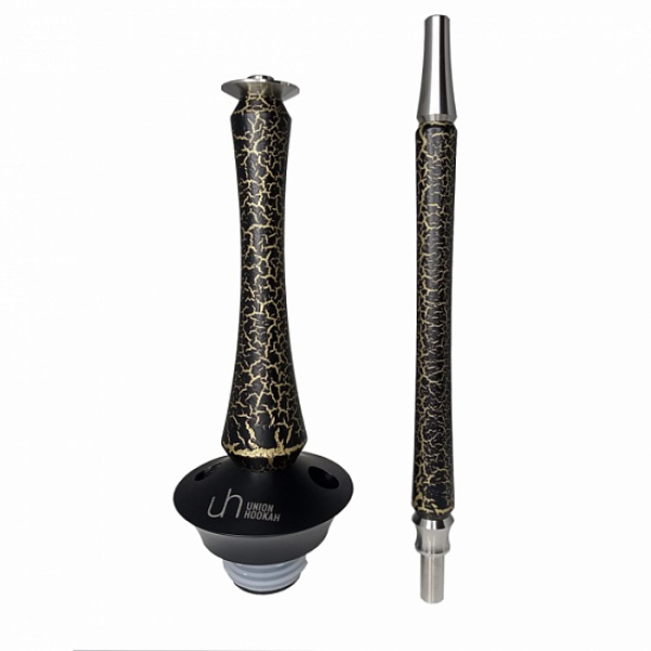 Кальян Union Hookah Sleek Кракле золотой в Петрозаводске