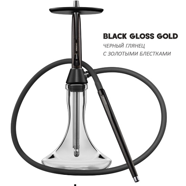 Кальян Koress K3 Black Gloss (Черный,Золотой, 48 см) в Петрозаводске
