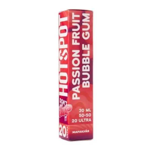 Жидкость HOTSPOT Chow Ultra Passion Fruit Bubble Gum 30 мл в Петрозаводске