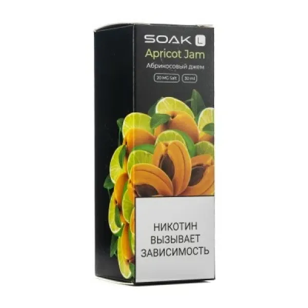 Жидкость SOAK L Apricot Jam 30 мл в Петрозаводске