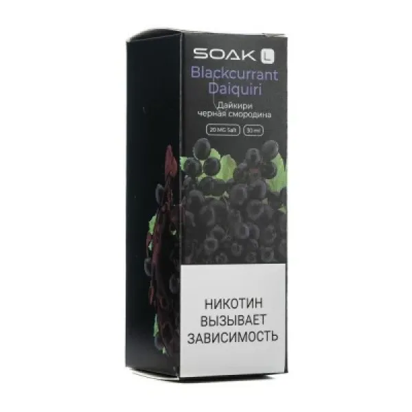 Жидкость SOAK L Blackcurrant Daiquiri 30 мл в Петрозаводске