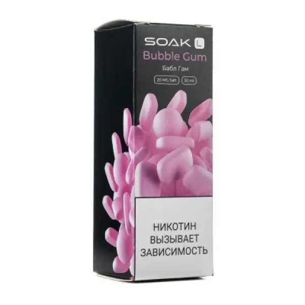 Жидкость SOAK L Bubble Gum 30 мл в Петрозаводске