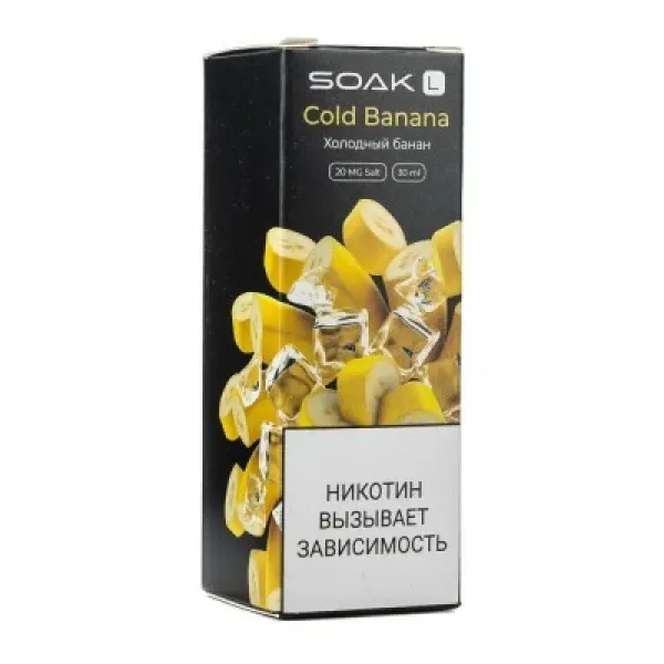Жидкость SOAK L Cold Banana 30 мл в Петрозаводске