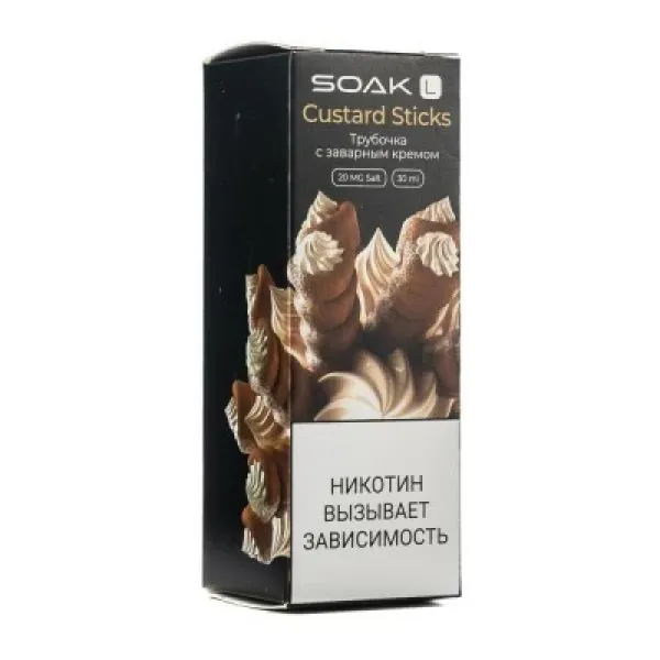 Жидкость SOAK L Custard Sticks 30 мл в Петрозаводске