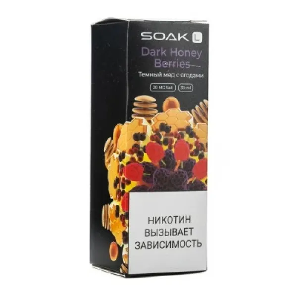 Жидкость SOAK L Dark Honey Berries 30 мл в Петрозаводске