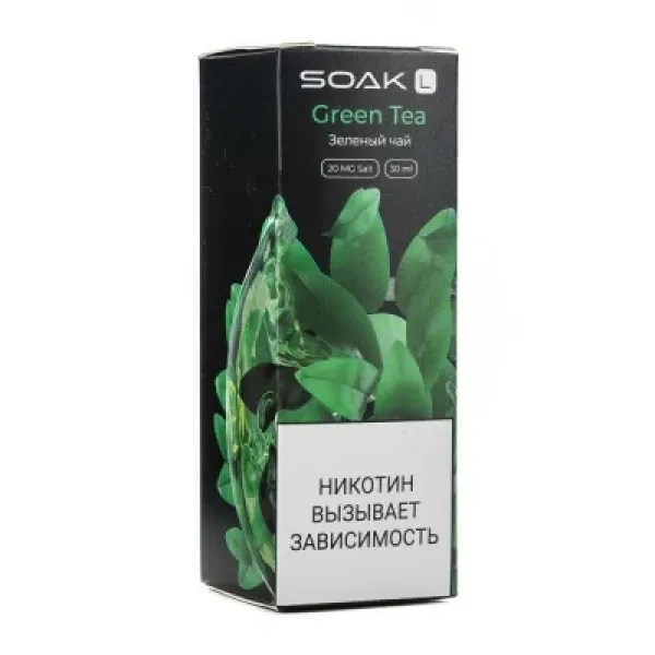 Жидкость SOAK L Green Tea 30 мл в Петрозаводске