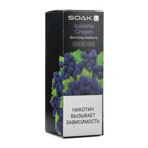 Жидкость SOAK L Isabella Grapes 30 мл в Петрозаводске